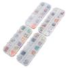 4 Box Halloween Nail Art Sequins Party 3D Pumpkin Skull Ghost Pattern Clay Nail Slices Decoration