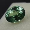 7 Carat   Bluish Green Loose Gemstone Natural Teal Sapphire Oval Cut