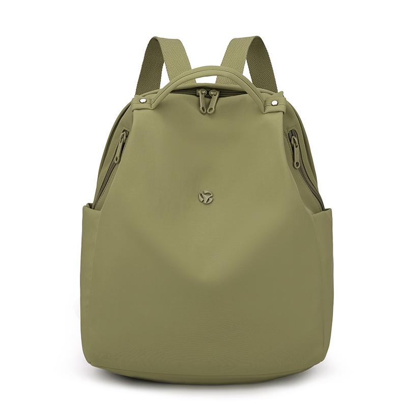 

Женский рюкзак нейлоновый студенческий школьный рюкзак легкий однотонный дорожный рюкзак