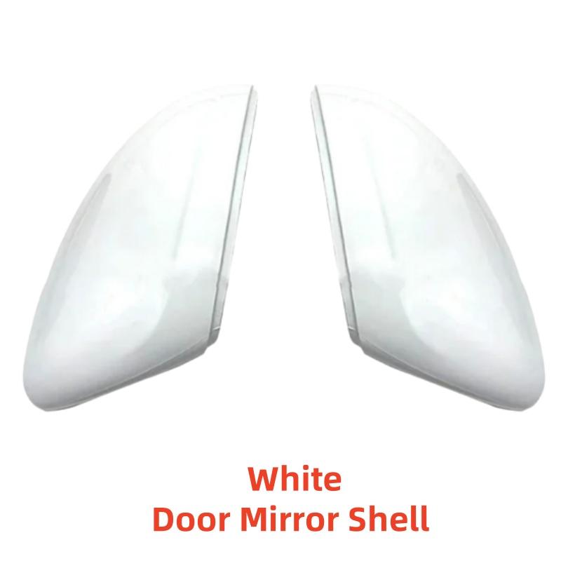 ABS plastic Car Black Rearview Accessories Door Mirror Shell For CITROEN C3 2016 2017 2018 White Car Decoration