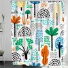 Giraffe With Colorful Glasses Shower Curtain Fashion Simple Design Home Decorative Curtains For Bathroom Art Painted Decor Cloth