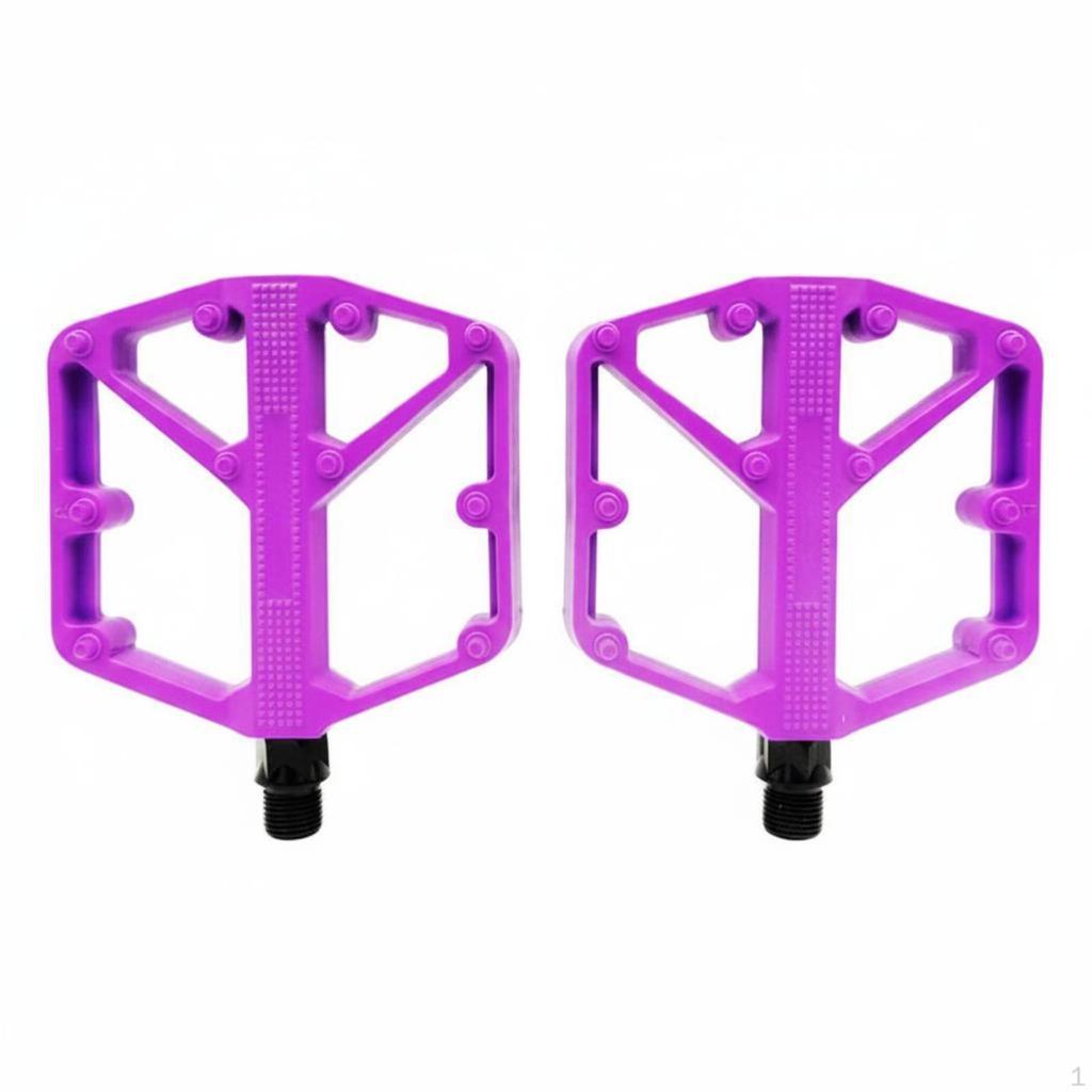 Mountain Bike Pedal High Strength Nylon Biking Accessory Black