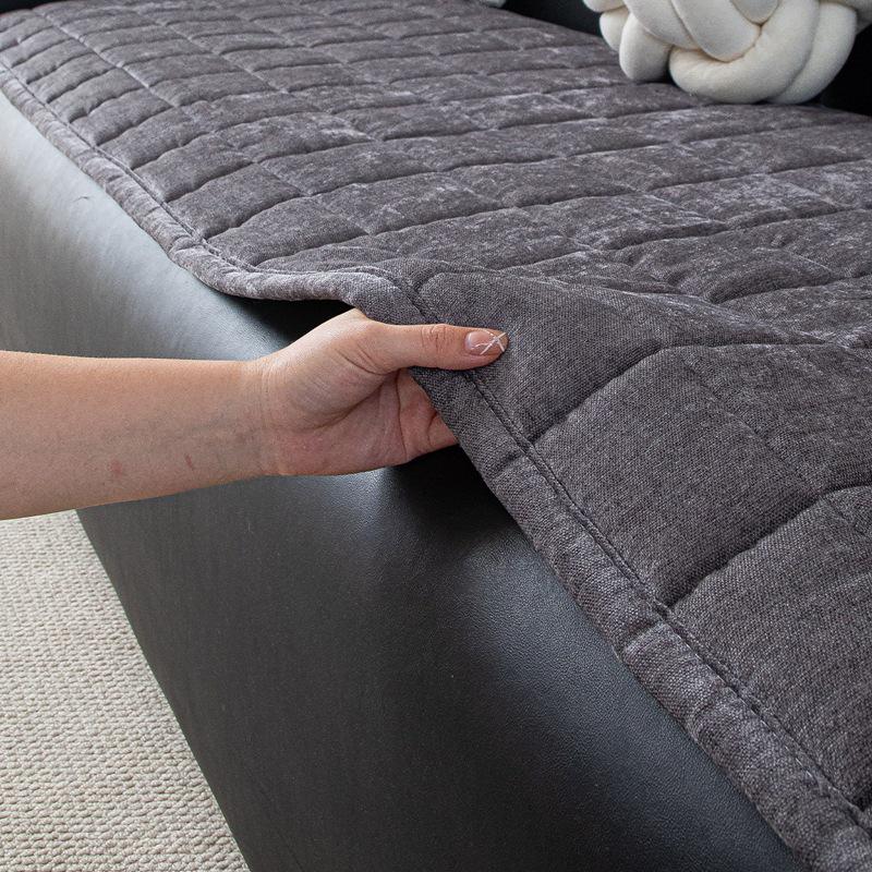 Chenille Four Seasons Non-slip Sofa Cover - Durable, Dirt-resistant Seat Cushion