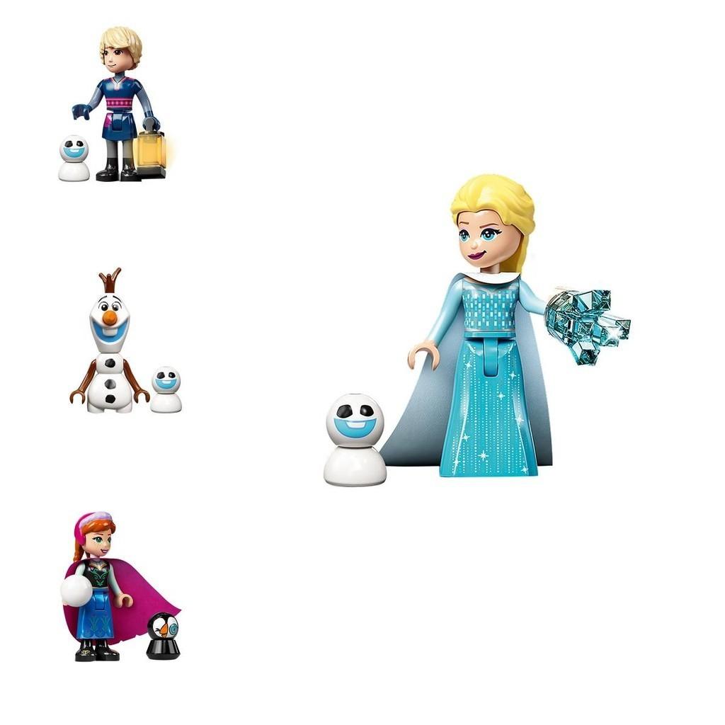 Frozen Minifigure Anna Elsa Olaf With Scepter Lamp Non-toxic And Recyclable Abs Material