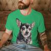 Fun Vintage Chihuahua Unisex Unisex Tshirt Fashion Cartoon Dog Lovers Gifts Male Short Sleeve Tshirts