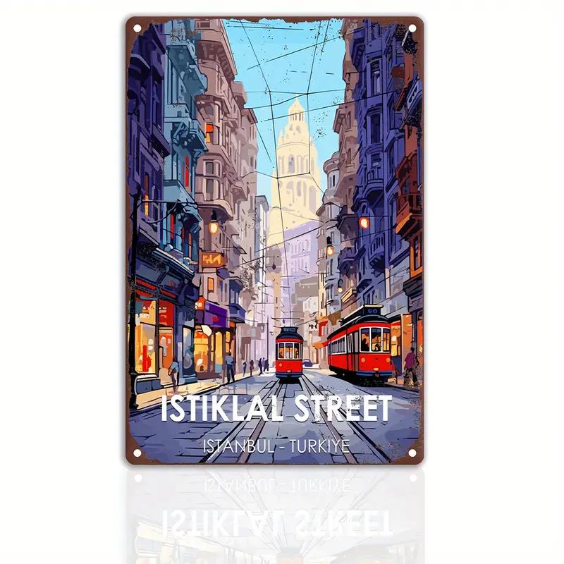 

Vintage Metal Sign Travel Round The World FRANCISCO,LOUVR,MILAN,Poster,Home,Bar,Room,Hotel,Cafe,Club Retro Wall Decor Plate Gift 20x30cm