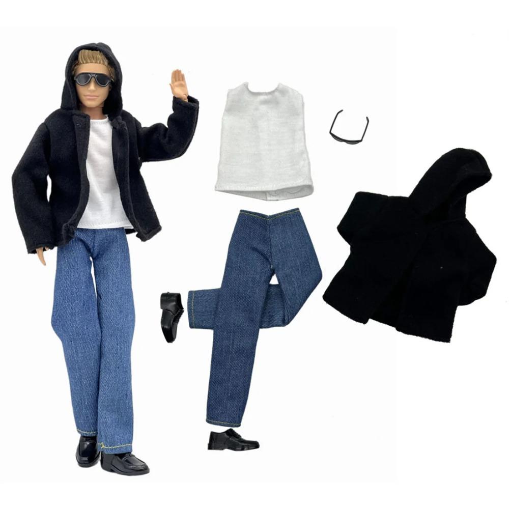 1 Set Ken Doek Handgemaakt Mooie Poppenaccessoires Casual Kleding Pak voor 30cm 12inch Ken Pop Pak Kinderen Cadeau