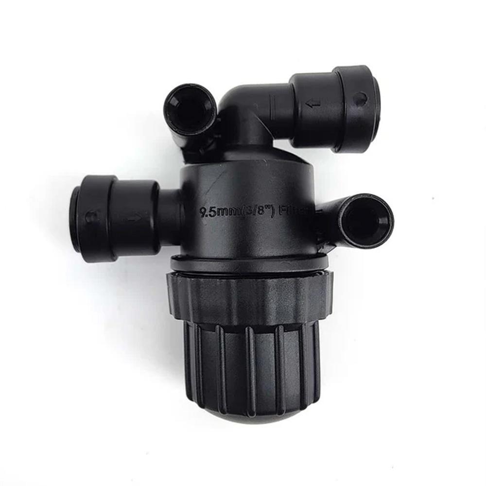 kegland Duotight - 9.5/8/6.35mm Inline Pre-filter (100 Mesh 304 Stainless) Plastic Irrigation System Impurity Prefilter