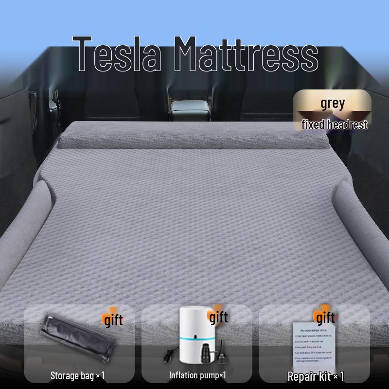 Tesla Model Y Refresh Trunk Mattress: Rear Seat Inflatable Sleeping Pad by Mao Dou Ya.