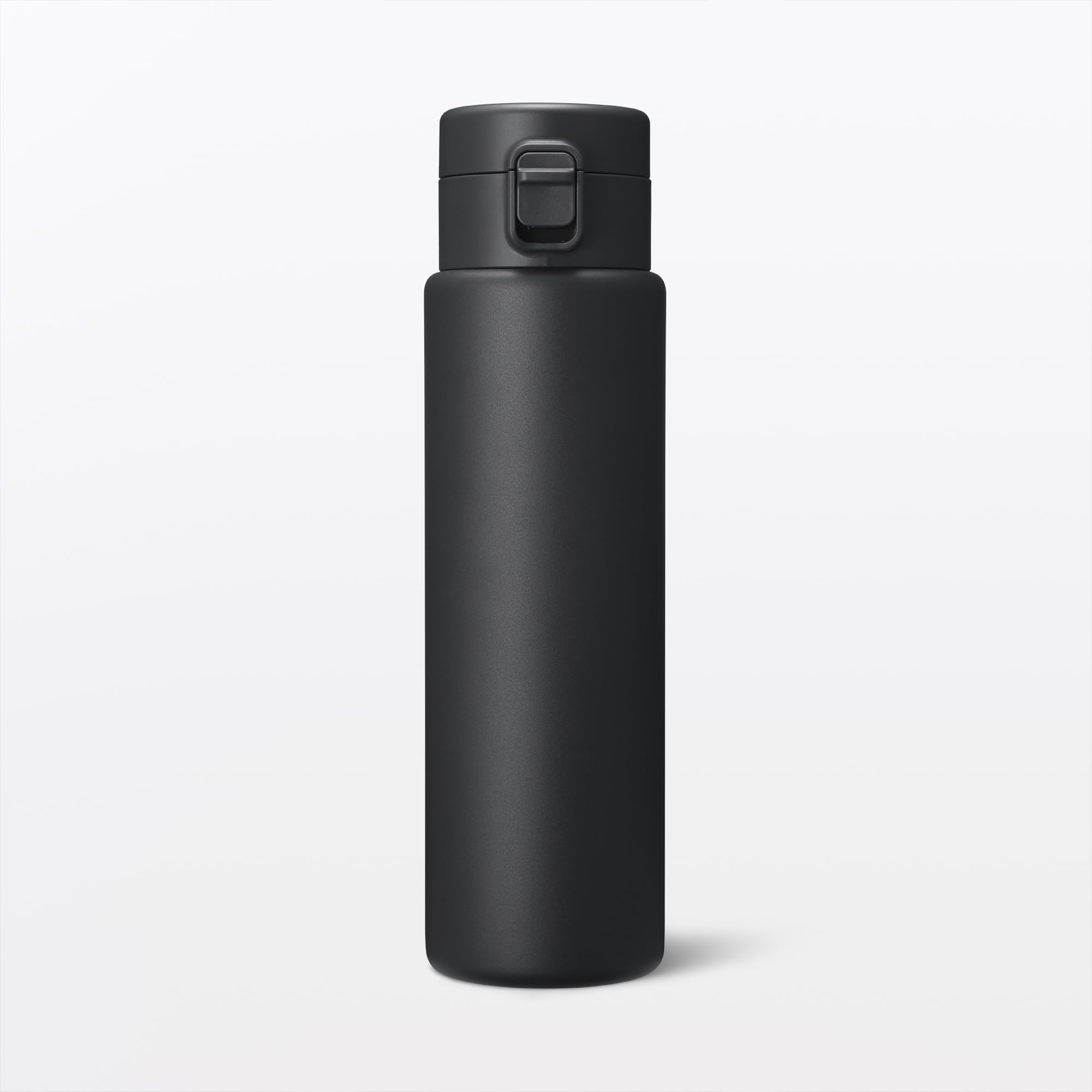MUJI Термобутылка с вакуумной изоляцией 76049142, с крышкой-поильником, 750 мл, Черная, чёрный