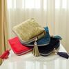 Portable Travel Jewelry Storage Bag Multi-layer Tassel Crystal Bracelet Storage Pouch Handheld Wallet Bracelet Jewelry Bags