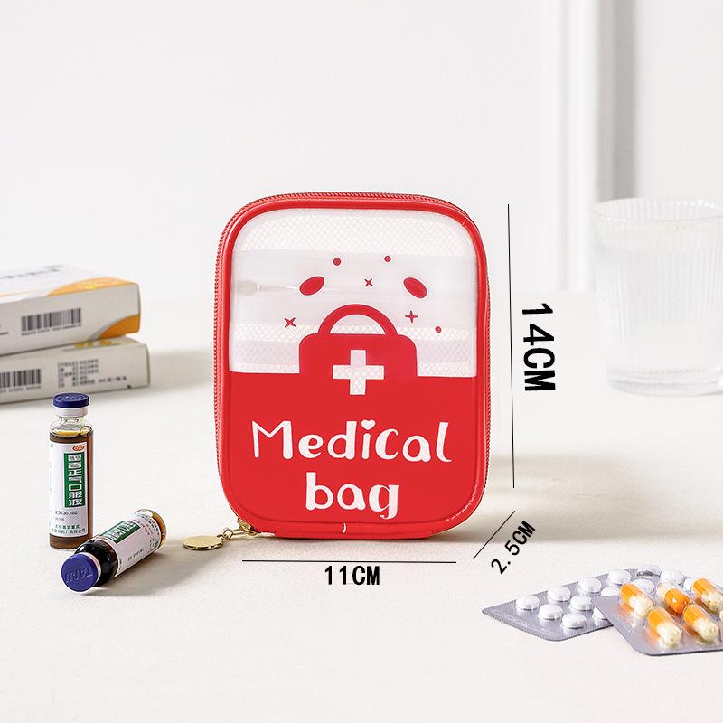 Portable Oxford Cloth Medicine Bag - Large Capacity Folding First Aid Kit & Multi-purpose Storage