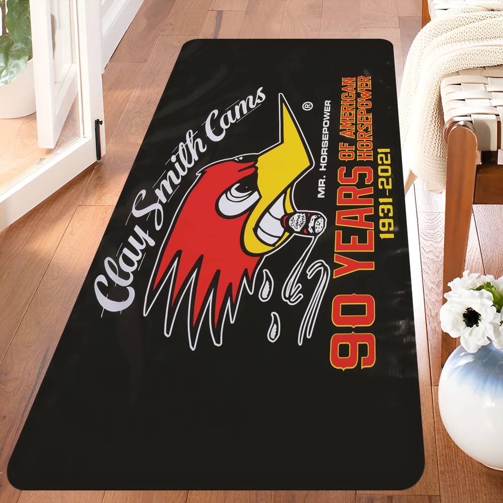 Mr H-Horsepower Clay Smith Floor Mat Rectangle Anti-slip Home Soft Badmat Front Door Indoor Outdoor Mat Hotel Decor Mat
