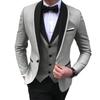 Mens Suits 3 Pieces Party Costume  Slim Fit Suits Blazer & Pants & Vest for Wedding