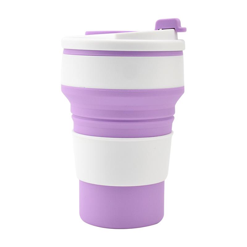 Collapsible Silicone Travel Mug for Camping and Sports