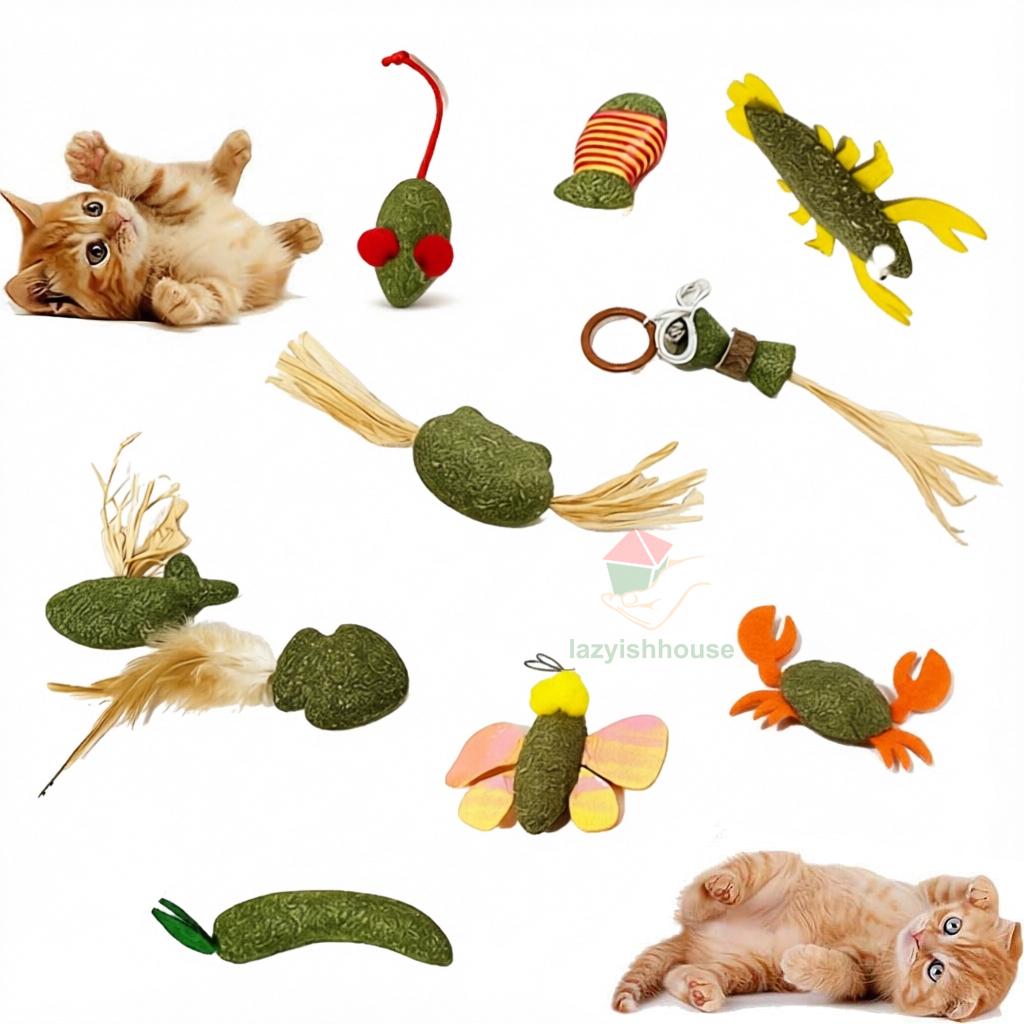 Catnip Cats Grass Chew Toy To Remove Hair Ball Molar Rod Mouse Chicken Feather Edible Cat Toy Tooth Cleaning Pet Cat Accessories