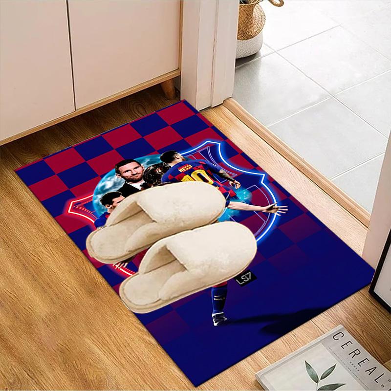 Messi Football Celebration Rug Game Carpet, Floor Mat for Bedroom Living Room Entryway Rug, Home Decor Idea Gift for Christmas birthday