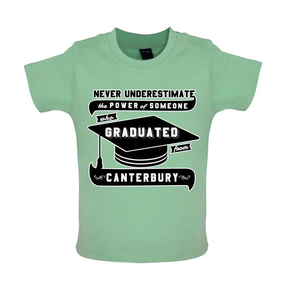 Canterbury Graduate - Baby Kids Boys Girls Unisex T-Shirt / Babygrow - Student Uni University Grad Love 130