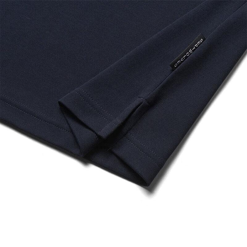 Septwolves Men's Spring Business Casual Long-Sleeve Polo T-Shirt