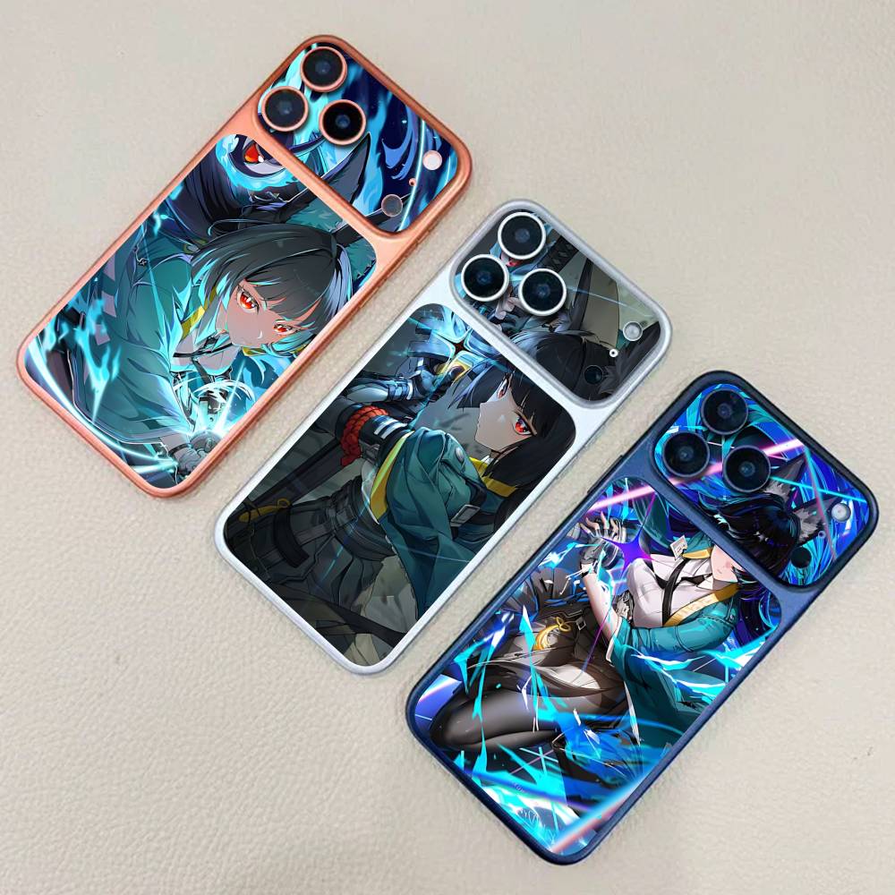 Classic Girl H-Hoshimi Miyabi For IPhone 17 Pro 17 Pro Max Rear Skin Wrap Decal Protective Sticker
