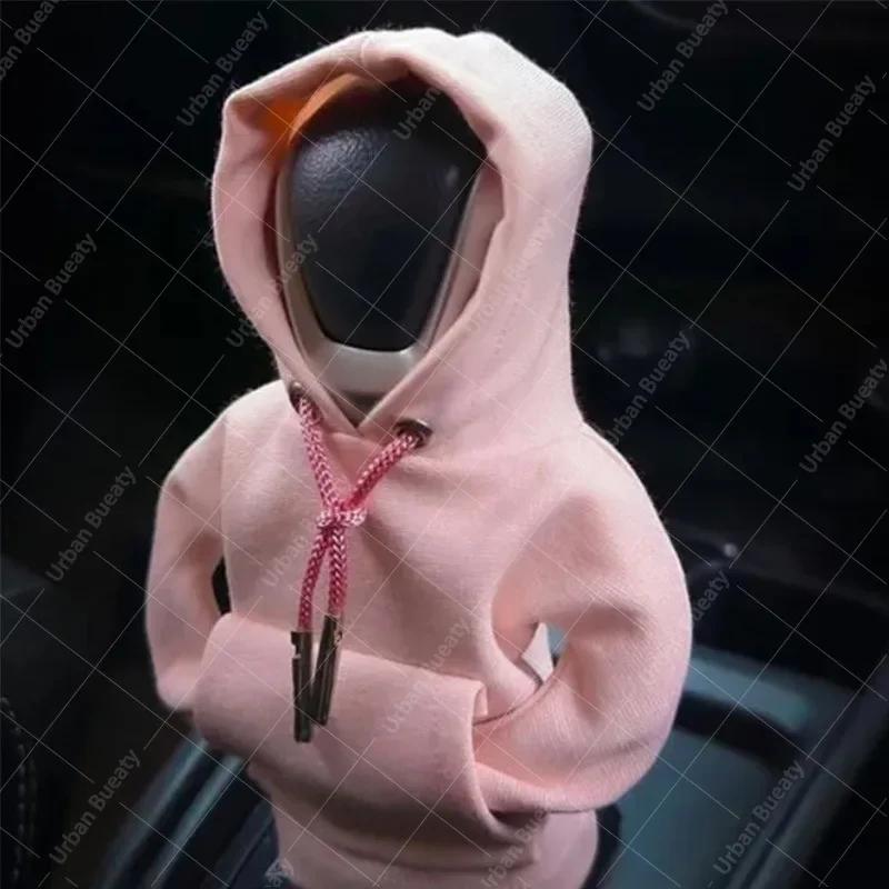 Gear Shift Mini Hoodie Cover Shift Cover Gear Handle Decoration Fits Manual Automatic Universal Car Shift Lever Interior Decor