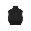 Fear of God Essentials Nylon Fleece Mockneck Vest Jet Black/Jet Black Men Outerwear Multi-Color 202SP244294F