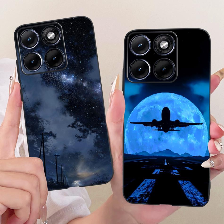 For Motorola Edge 70 Fusion Cool Dragon Tiger Pattern Phone Case For Motorola Edge70 Fusion 5G XT2605 Black Silicone Soft Bumper