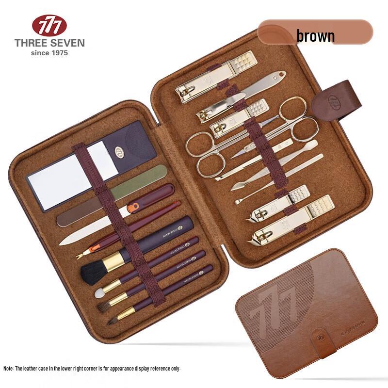 777 18-Piece Stainless Steel Nail Care Kit