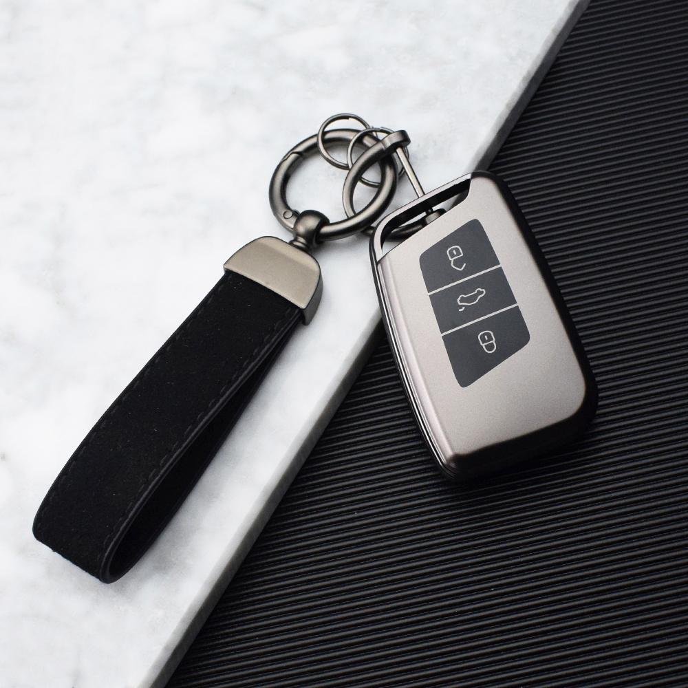 3 Buttons TPU Shell Fob Holder For VW Volkseagen Passat B8 Magotan For Skoda Superb A7 Kodiaq Seat Car Remote Key Case Cover