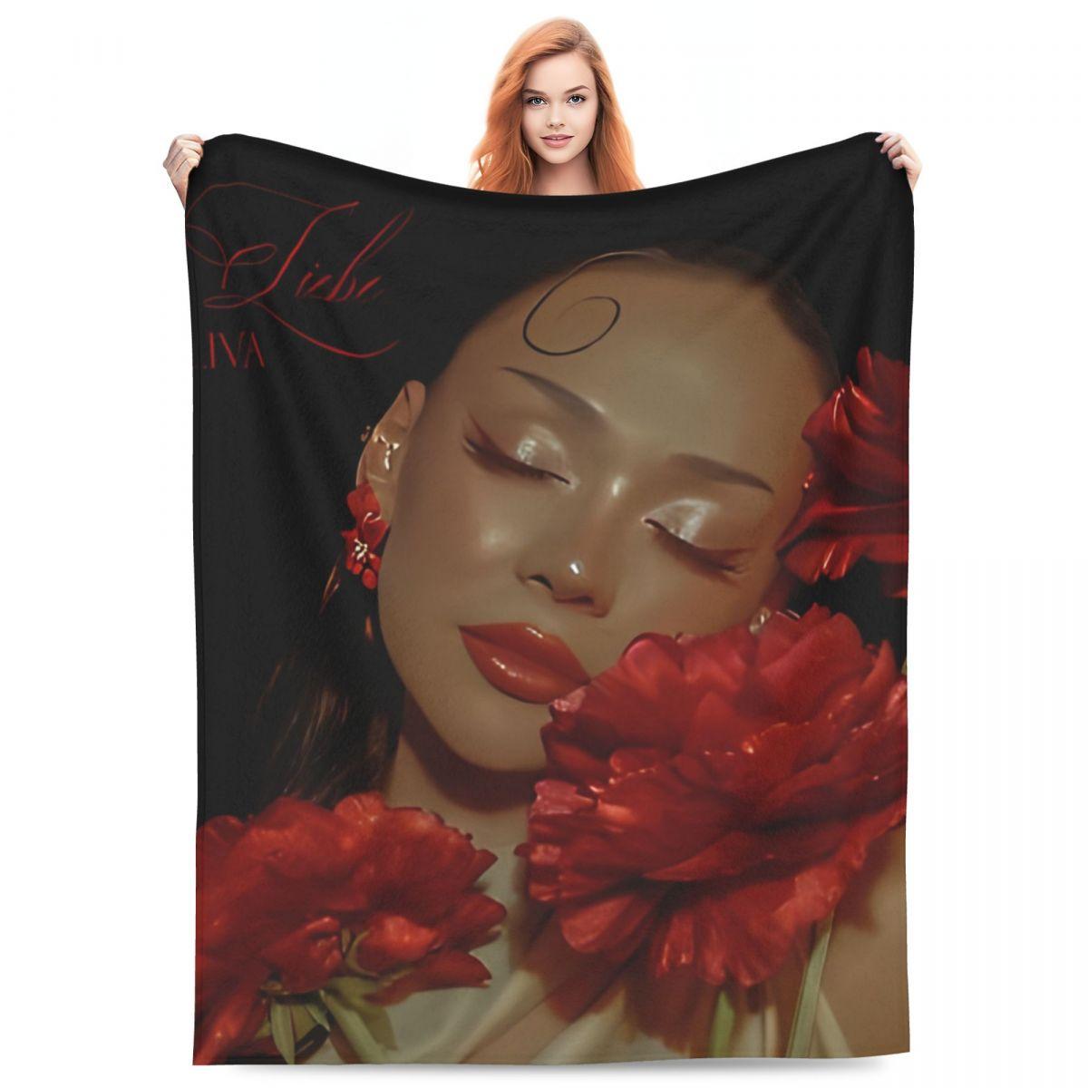 

Ayliva In Liebe Tour 2024 Концертное одеяло Певица Музыка Самолет Путешествие Плюшевый плед Одеяло Пушистый Диван Кровать Фланелевое покрывало 30x40in