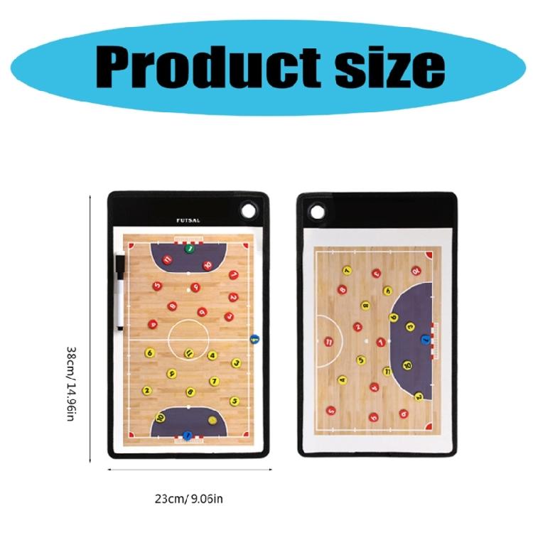 Football Basketball Coaching Clipboard with Magnetic Sheets, Dry Erases Tactic Coaching Board Training Aids for Strategy