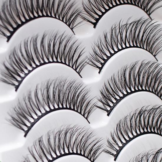 5 pares de cílios postiços maquiagem para mulheres cílios em massa extensão de cílios maquiagem maquiagem barata frete gr.. Extensões de cílios de beleza