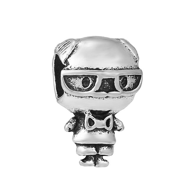 2stk/lott Sølvfarge Fjærnøkkel Life Treperler Charms Dingle Passer Diy Armbånd Halskjede For Kvinner Menn Kone Smykker Gave 2022