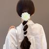 Women Chiffon Flower Elastic Hair Rope Bands Cute Girls Telephone Wire Line Elasticity Hair Ties For Kids Girls Hair Accessories