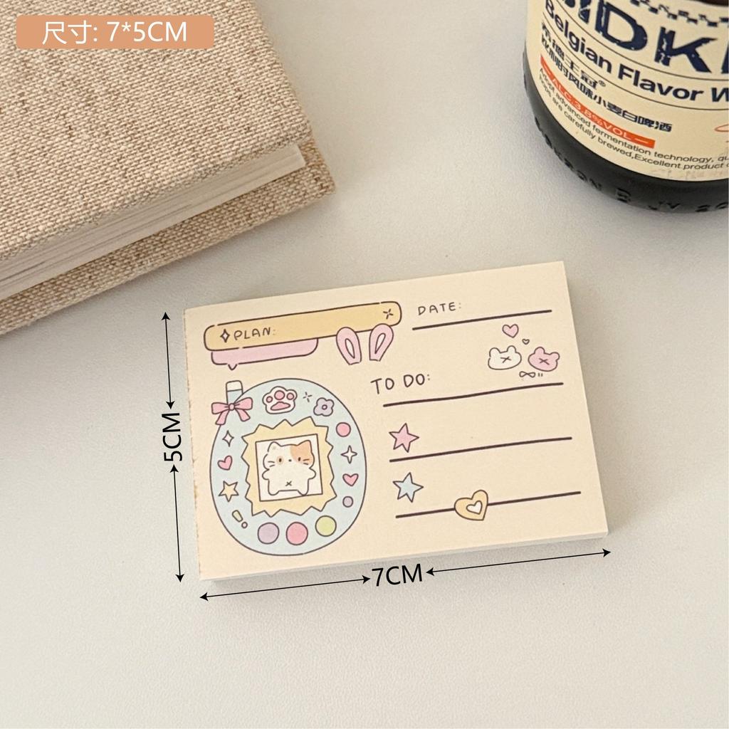 Memo Pads For Students Non-Sticky Non-Sticky Notepads Romantic Notepads Adorable Cute Mini Notepads For School Journaling
