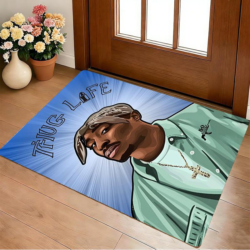 Thug Life Living Room Non-Slip Area Rug Soft Carpet for Bedroom Game Playroom Sofa Office Home Decor Doormat Christmas Gift C9211183