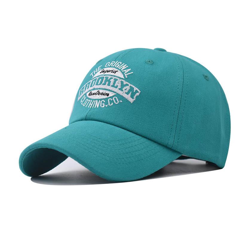 

Винтажная бейсболка из стираного хлопка, унисекс, модные шапки с вышивкой букв для мужчин и женщин, кепки в стиле хип-хоп, сезон: весна-лето, шляпа Snapback 54-60cm зелёный