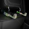 2ks Diamond Crystal Autosedačka Závěs na hlavovou opěrku Držák na tašku Držák na tašku Peněženka Látková spona do auta Bling Autopříslušenství