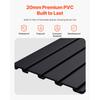 VEVOR 8/16/32sq.ft Slat Wall Paneling 2/4/8 x 4 ft PVC Garage Slatwall with DIY Cutting & Easy-to-Install Adjustable for Storage