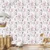 Wallpaper Roses peonies plants for living room and bedroom 50x1000