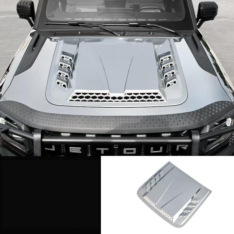For JETOUR T2 Shanhai T2 2024-2026 Mecha Cover Engine Hood Front Cover Protection Automobile Modification Supplies Off-road