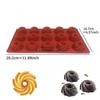 Mini Muffin Silicone Round Mold DIY Cupcake Cookies Fondant Baking Pan Non-Stick Pudding Steamed Cake Tool Pastry Donut Mold