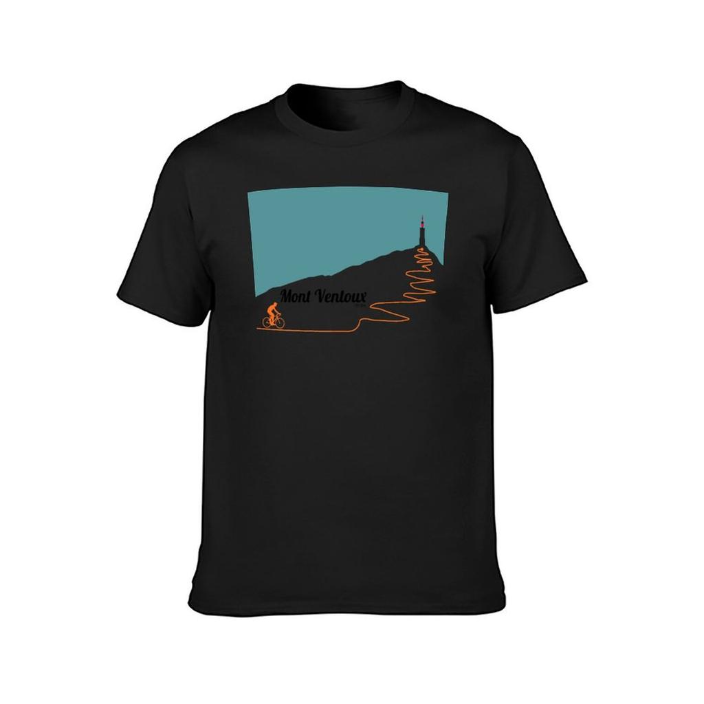 Camiseta de Arte Ciclismo Mont Ventoux tops de verano nueva edición ropa para hombre