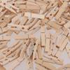 100pcs Wooden Pegs Clothes Pins Clips 25*3mm
