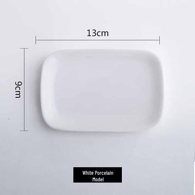 Xiyi Gold-Rimmed Ceramic Towel & Soap Dish Trays