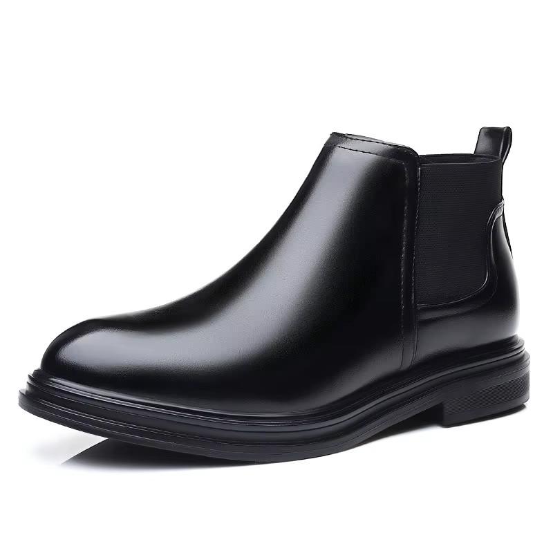 

Black Boots 2026 New Classic Retro style Autumn Boots Men Fashion Bradn Design Men Shoes Comfy Chelsea Boots 38 чорний