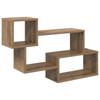 Floating Shelf Wall Mount Brown 87 X 20 X 55 Cm