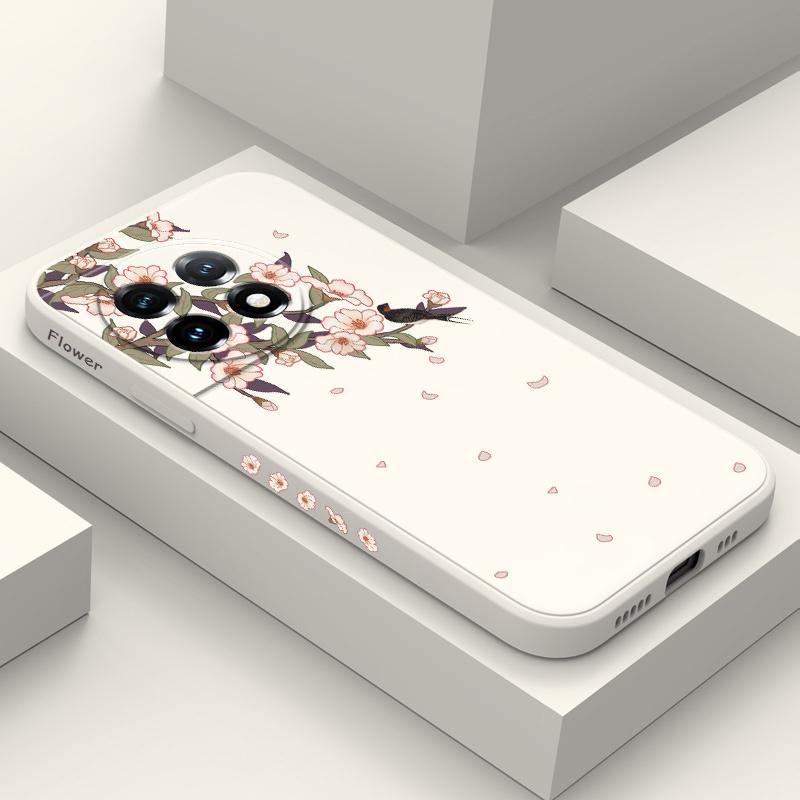 Fairy Dream Branch Phone Case For Oneplus 13 13R 12 12R 11 11R 10 10R 10T 9R 9RT 9 8T 8 7 7T Pro 5G Liquid Silicone Cover
