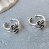 925 Sterling Silver Rings For Women Tie Retro Engagement Luxury Fine Jewelry Vintage Wedding Accessories Jewellery Argent 925