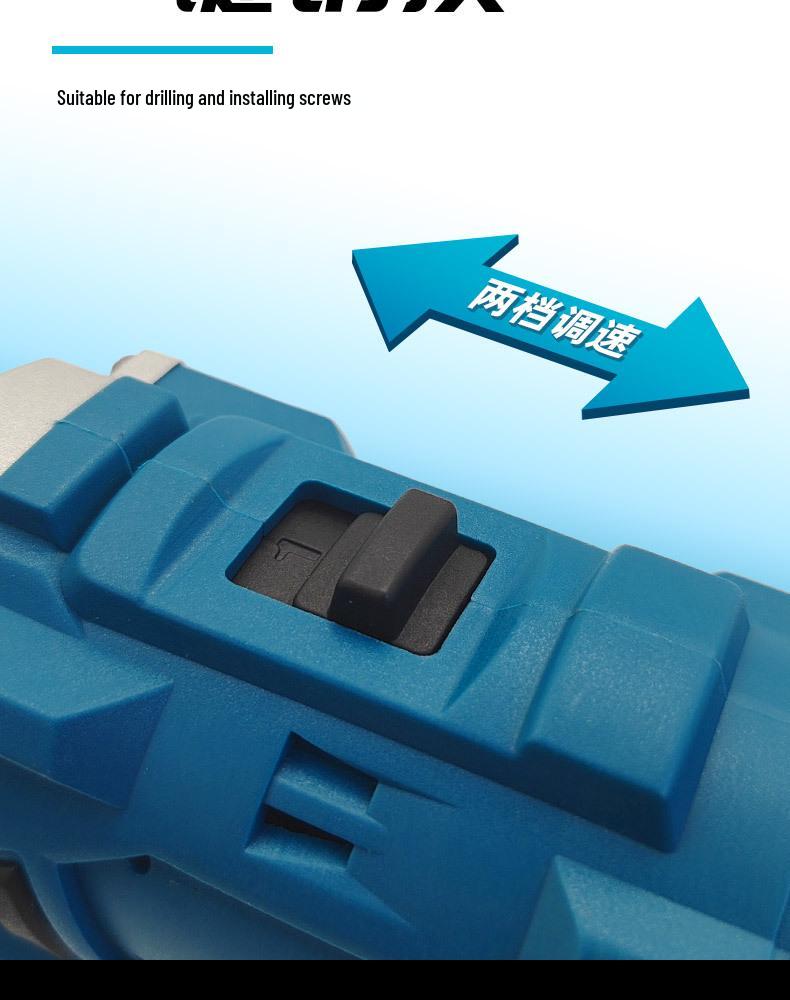 21V Handheld 10mm Lithium Cordless Drill Set - High Power Multi-Function Electric Tool